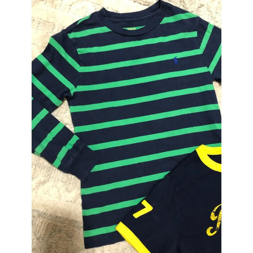 Authentic Polo Ralph Lauren Kids 7 Used Shirt Bundle